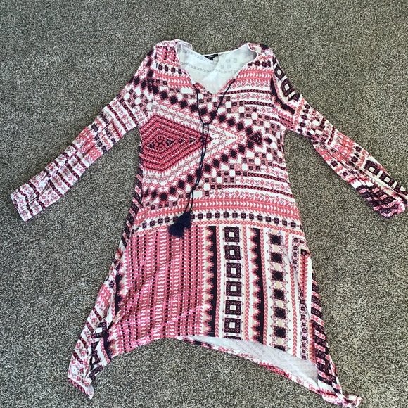 Annabelle Long Sleeve Tunic Dress Sz L - Picture 1 of 8